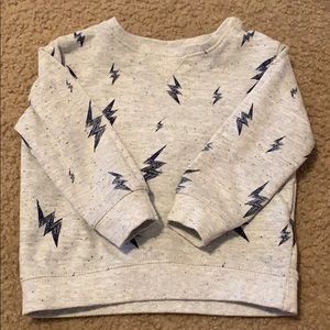 Zara Baby Lightening Bolt Crewneck Sweatshirt